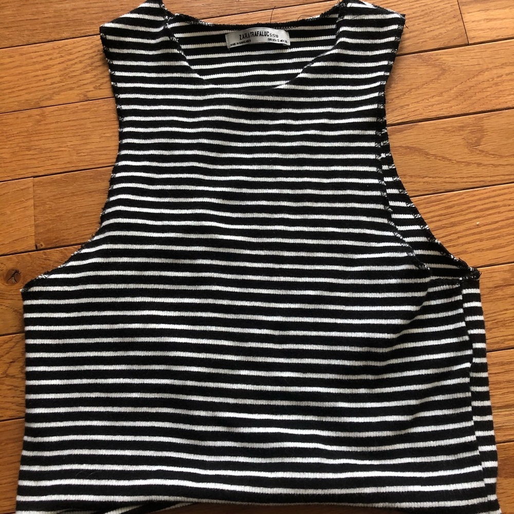 Stripped Crop Top